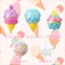 Ice Cream Party Decorations, Ice Cream Balloons And Sprinkle Star Balloons For Two Sweet Birthday Party Supplies, Ice Cream Birthday Party Decorations For Girls